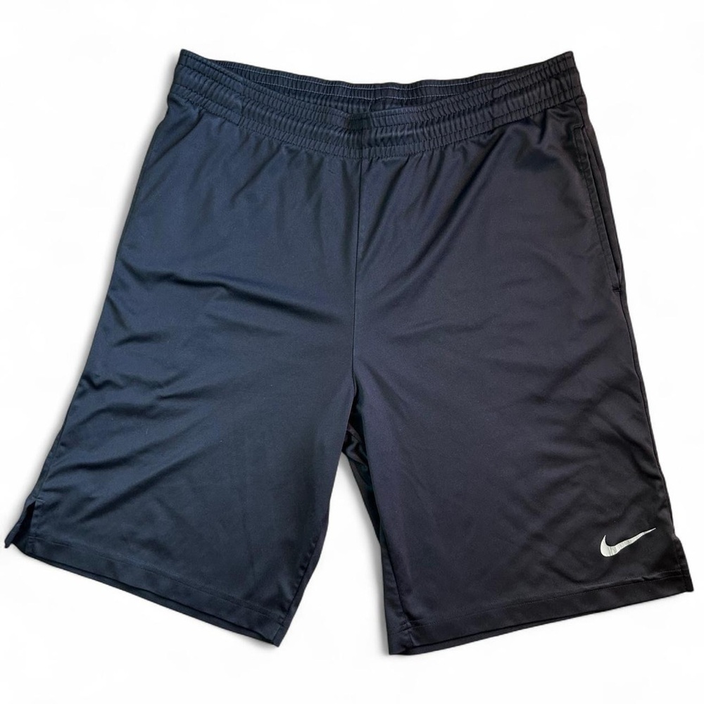 Nike Men’s Black Athletic Shorts with Swoosh